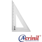 Esquadro 60º Transparente Cristal Acrinil