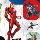 Cartela de Adesivos Duplo G - Avengers Tilibra
