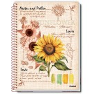 Caderno 1 Matéria Botanical 80 Folhas Credeal