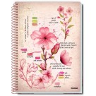 Caderno 1 Matéria Botanical 80 Folhas Credeal