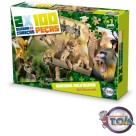 Quebra-Cabeça - Animais Selvagens 100 Peças 12051 Toia Brinquedos