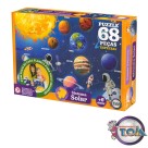 Quebra-Cabeça - Sistema Solar 68 Peças 12220 Toia Brinquedos