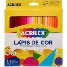 Lápis de Cor 48 Cores Hexagonal Acrilex