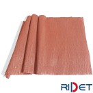 Papel Crepom Impermeável Metal 48cm x 2m - Rosé Gold