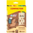 Canetinha Hidrográfica 12 Cores Neo-Pen Capivara Compactor
