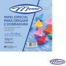 Papel Especial para Origami e Dobradura 15x15cm 50 Folhas Menno