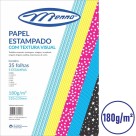 Bloco Textura Visual 180g 35 Folhas Menno