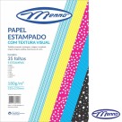 Bloco Textura Visual 180g 35 Folhas Menno
