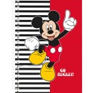 Caderno 1 Matéria Mickey e Minnie 80 Folhas Culturama