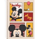 Caderno 1 Matéria Mickey e Minnie 80 Folhas Culturama