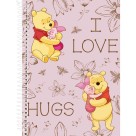 Caderno 1 Matéria Marie e Pooh 80 Folhas Culturama