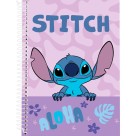 Caderno 1 Matéria Stitch e Angel 80 Folhas Culturama