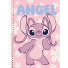 Caderno 1 Matéria Stitch e Angel 80 Folhas Culturama