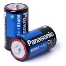 Pilha Grande D - Cartela com 2 Pilhas Panasonic