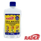 Cola Transparente Clear Multiuso 500g Radex