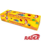 Tempera Guache 12 Cores Heróis Radex