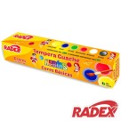 Tempera Guache 6 Cores Heróis Radex