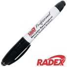 Pincel Marcador para Quadro Branco Recarregável Preto Radex