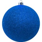 Bola de Natal 5cm Azul com Glitter c/6 SoNatal