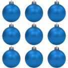 Bola de Natal 4cm Azul c/9 SoNatal