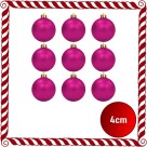 Bola de Natal 4cm Pink c/9 SoNatal