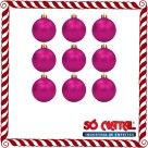 Bola de Natal 4cm Pink c/9 SoNatal