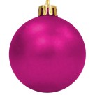 Bola de Natal 6cm Pink c/4 SoNatal