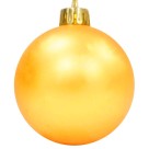 Bola de Natal 8cm Ouro c/3 SoNatal
