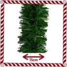 Festão de Natal Fougeron Verde 15cm x 5 Metros FFQ-15 SoNatal