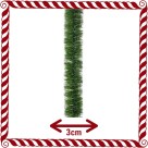 Festão de Natal Rabo de Gato Verde 3cm x 5 Metros FFQ-3 SoNatal