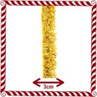 Festão de Natal Metalóide Ouro 3cm x 5 Metros FMQ-3 SoNatal