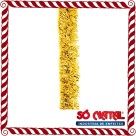 Festão de Natal Metalóide Ouro 3cm x 5 Metros FMQ-3 SoNatal