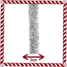 Festão de Natal Metalóide Prata 3cm x 5 Metros FMQ-3 SoNatal