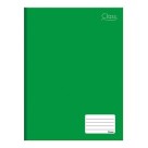 Caderno Brochura 1/4 Verde 96fls Foroni