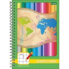 Caderno Quadriculado 1/4 1x1cm 96fls Jandaia