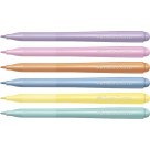 Canetinha Hidrográfica 6 Cores Vai e Vem Pastel Faber Castell