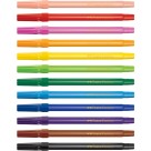 Canetinha Hidrográfica 12 Cores Faber Castell