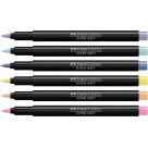 Brush Pen 6 Cores Supersoft Tons Pastéis Faber Castell