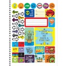 Caderno 20 Matérias Kbom Feminino 400fls São Domingos
