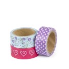 Fita Adesiva Washi Tape - Rosé 15mm x 5m BRW