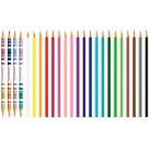 Lápis de Cor 20 Cores + 4 Bicolor Faber Castell