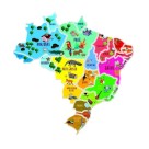 Quebra-Cabeça Gigante - Mapa do Brasil 26 Peças 12179 Toia Brinquedos