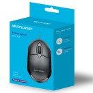 Mouse USB Óptico Preto MO300 Multilaser