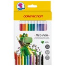 Canetinha Hidrográfica 12 Cores Neo-Pen Compactor