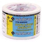 Fita Dupla Face Transparente 18mm x 30m c/4 Adelbras